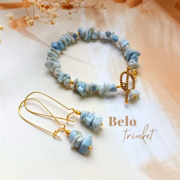  Dainty Crystal gemstone handmade golden earrings